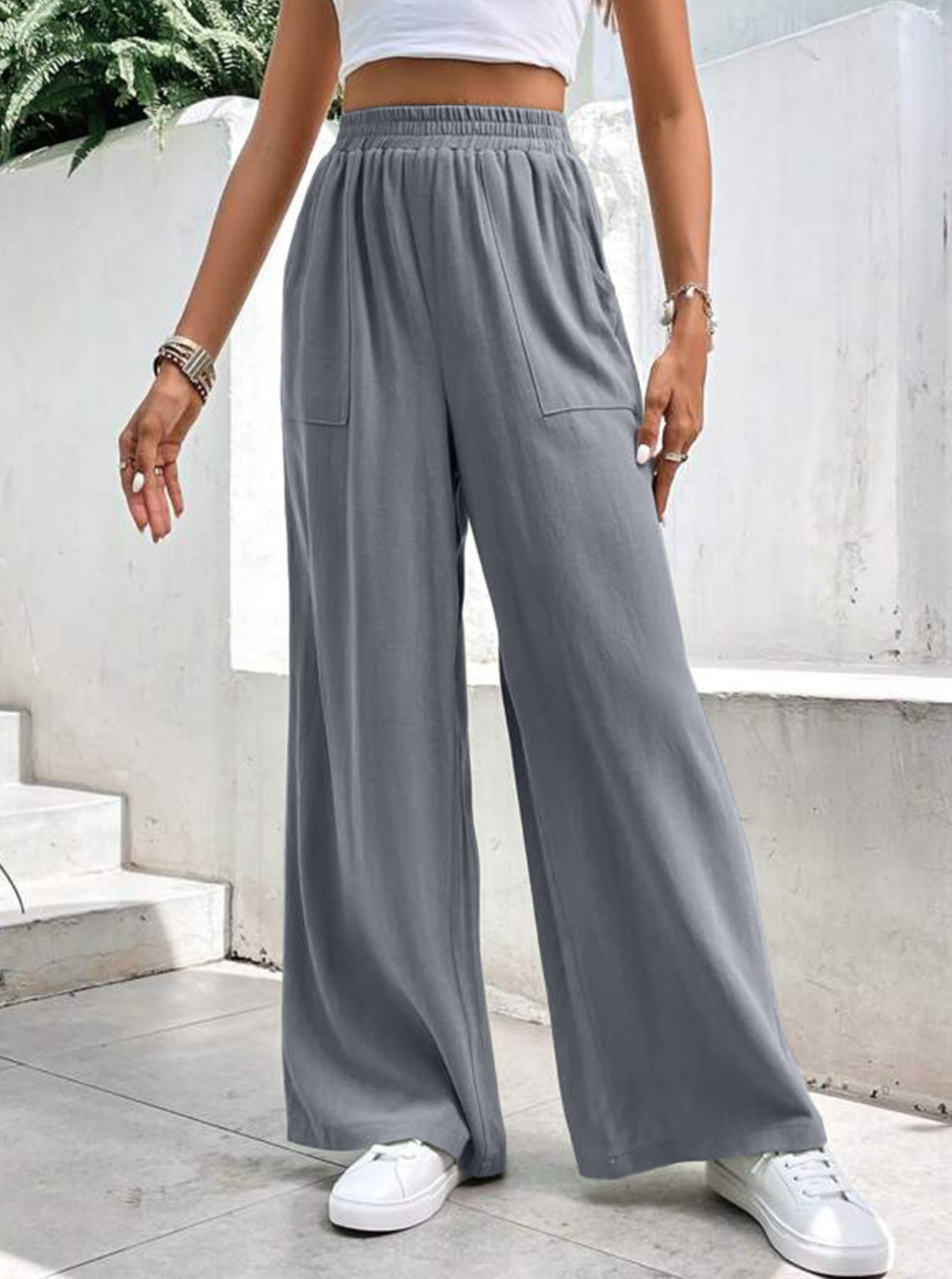 Casual Loose Straight-Leg Sports Pants