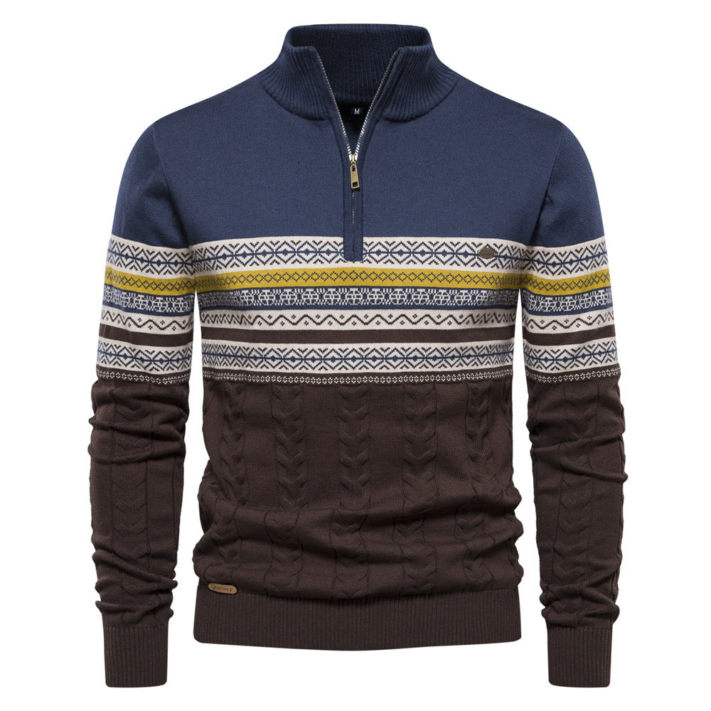 Grealith | Men's Half Zipper Sweater