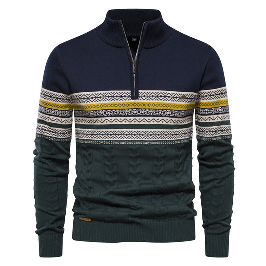 Grealith | Men's Half Zipper Sweater